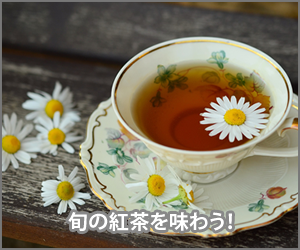 旬の紅茶で満足度を高めよう
